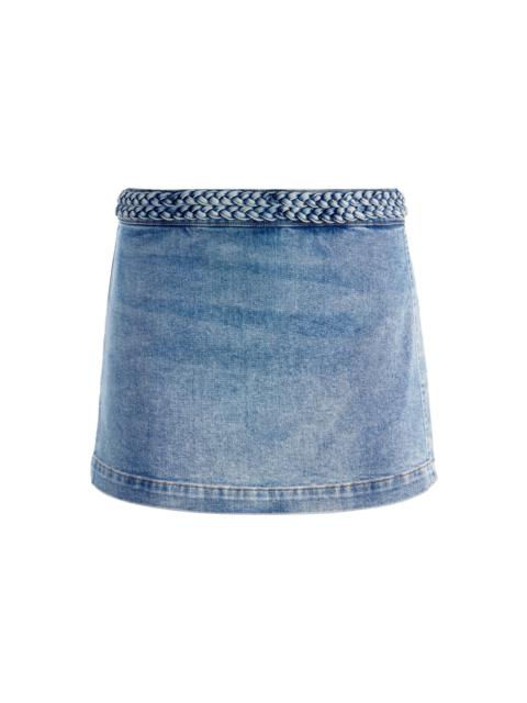 Alice + Olivia LAKELYN DENIM SKORT