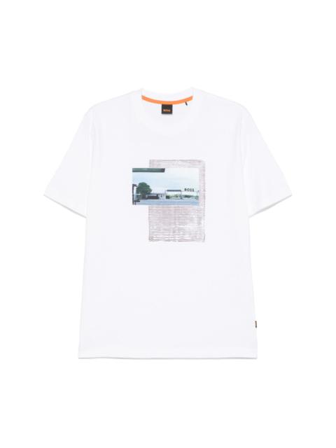 BOSS photograph-print T-shirt