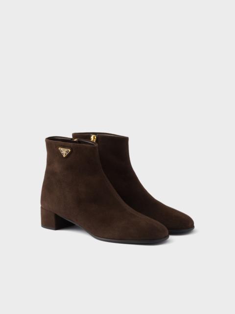 Prada Suede booties