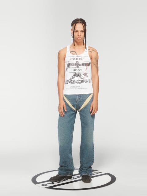 EVERGREEN PARIS' BEST PINCHED TANK TOP