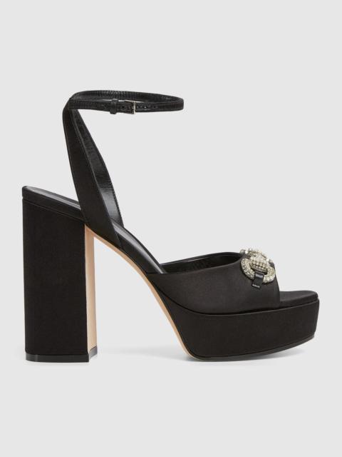 GUCCI Women's platform sandal with Horsebit