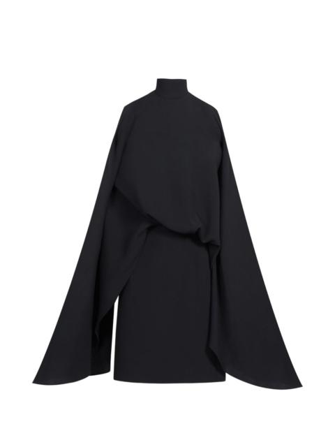 Taller Marmo Bacall high-neck open-sleeve dress