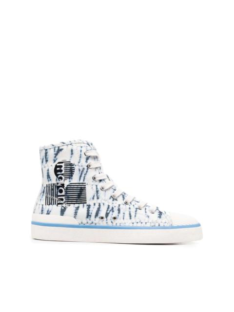 Isabel Marant tie-dye high-top sneakers