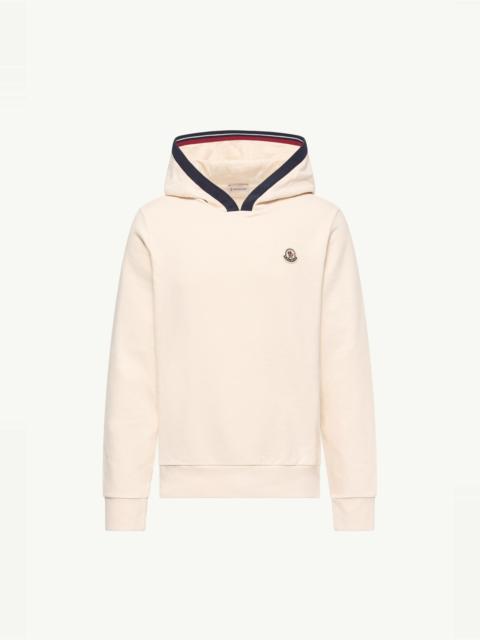 Moncler Brushed Cotton Logo Hoodie