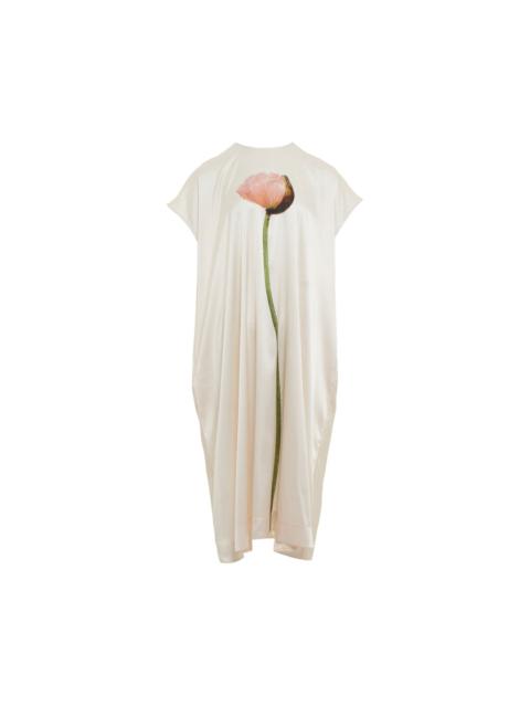 Simone Rocha Poppy Motif Smock Dress
