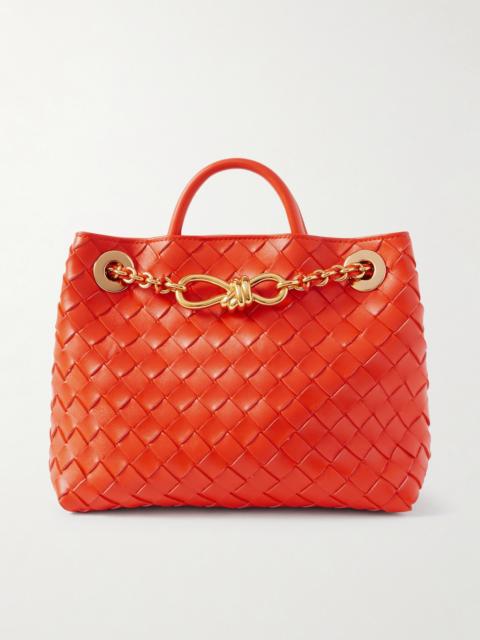 Bottega Veneta Andiamo Small Intrecciato Leather Tote