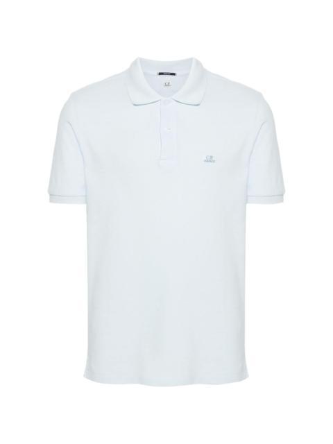 logo-embroidered cotton polo shirt