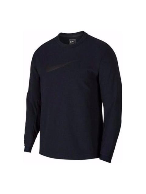 Nike Nike teck pack round collar long sleeves shirt 'Dark grey' AR1557-475