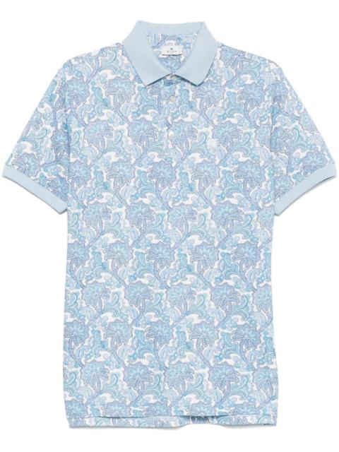 Etro paisley polo shirt