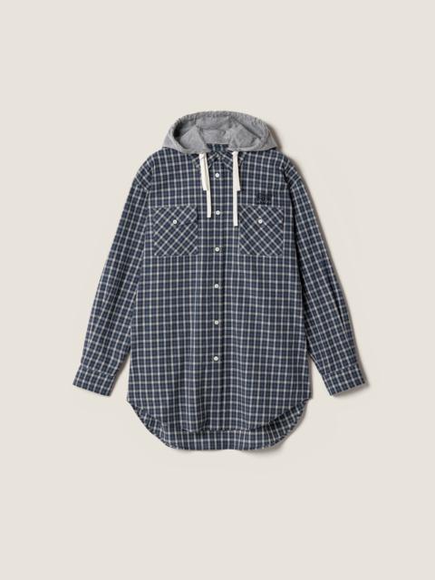 Miu Miu Checked flannel shirt