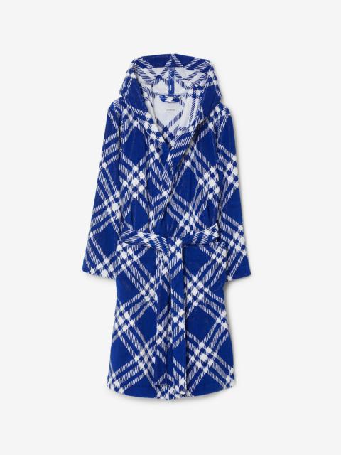 Burberry Check Cotton Robe