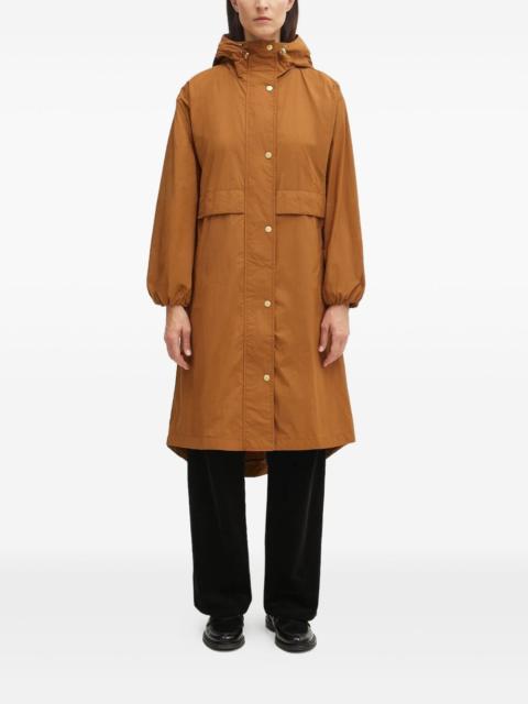 Barbour hooded buttoned parka