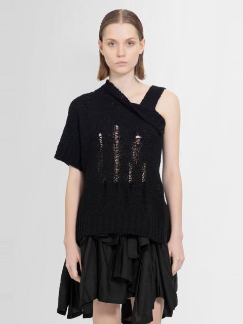 Yohji Yamamoto Asymmetric-Sleeve-Sweater