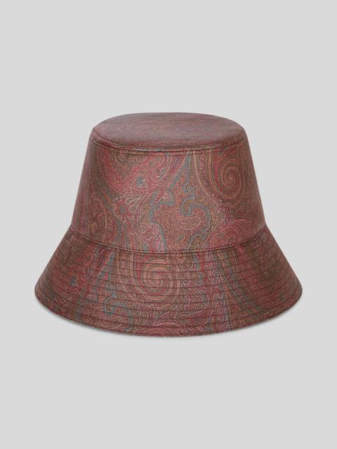 【送料&関税込】Etro Black Version Paisley Bucket Hat In Red Etro Black Version Paisley Bucket Hat In Red | italist