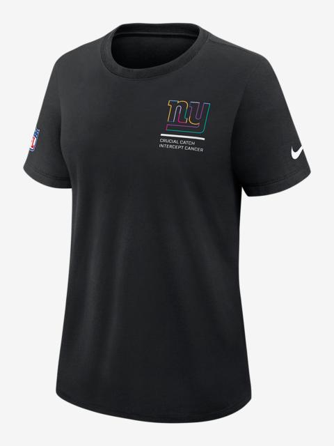 Nike New York Giants Crucial Catch Women's Nike Dri-FIT NFL T-Shirt