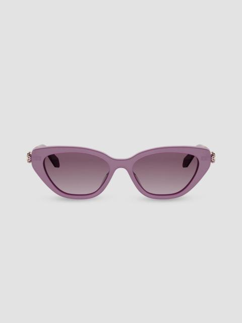 BVLGARI Women's Serpenti Forever 52MM Cat-Eye Sunglasses - Violet Black