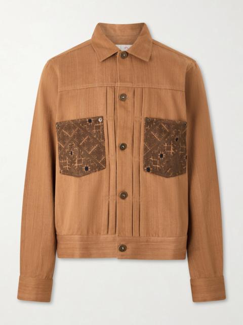 KARDO Marvin Cotton-Jacquard Trucker Jacket