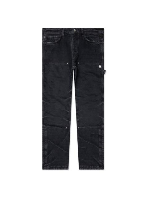 AMIRI JACQUARD CARPENTER JEAN - FADED BLACK