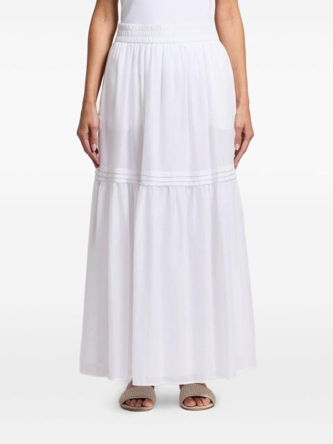 PESERICO voilde midi skirt
