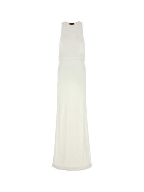 GUCCI Gucci White Crepe Long Dress