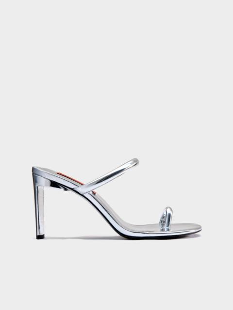 SIMONMILLER Pipe Heel In Silver