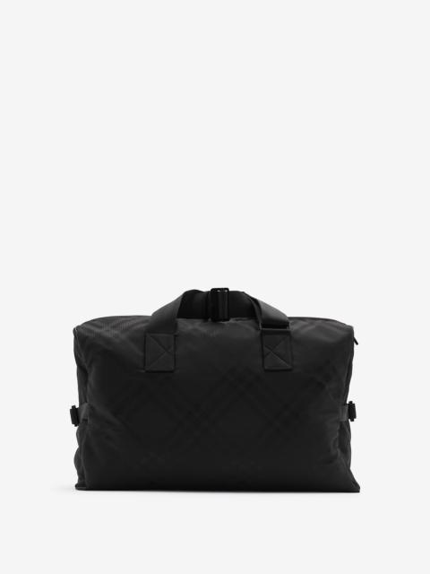 Check Jacquard Weekend Bag