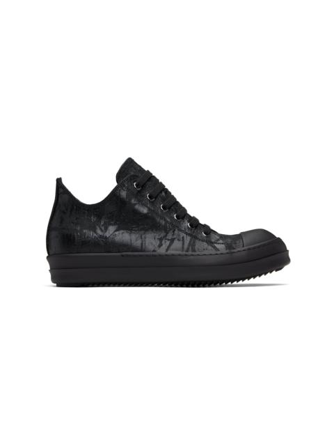 Rick Owens DRKSHDW Black Hollywood Low Sneaks Sneakers