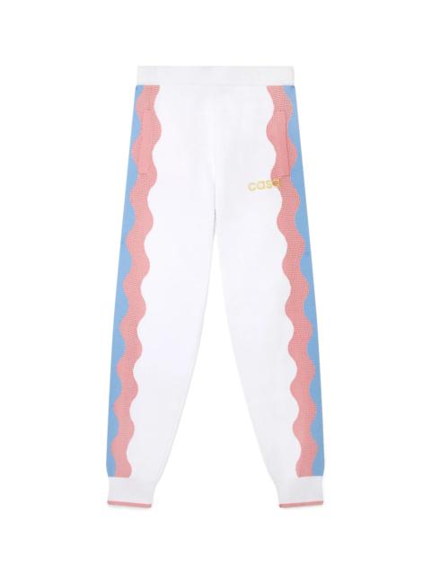 CASABLANCA Pink Wave Trackpant