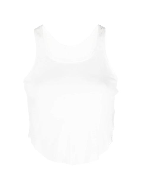 cropped jersey tank top
