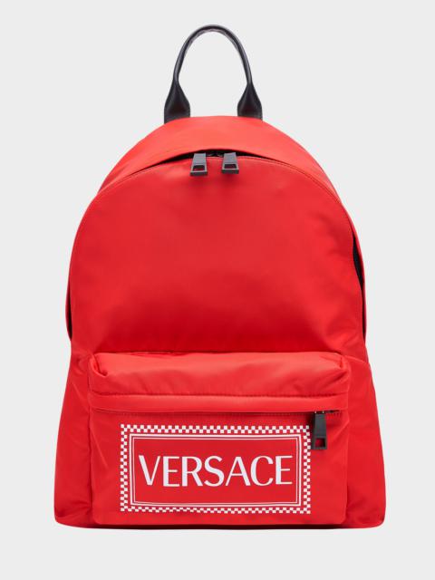 VERSACE 90s Vintage Logo Backpack