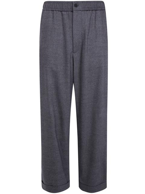 GIORGIO ARMANI Pants Wool Cashmere Blend "Rain Drum"