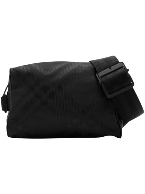 Burberry Burberry Nylon Check Jacquard Belt Bag Black