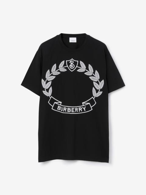 Burberry Oak Leaf Crest Cotton Oversized T-shirt