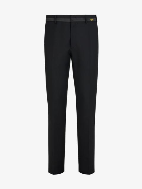 FENDI Black wool pants
