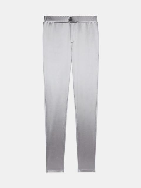The Kooples SILVER SATIN LEGGINGS