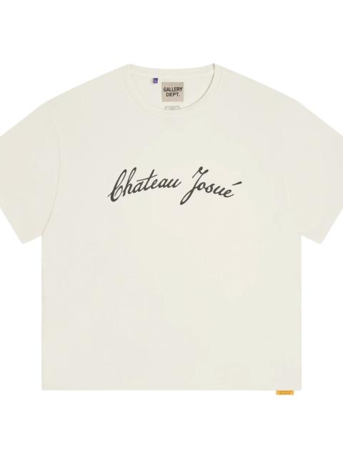GALLERY DEPT. Chateau Josue Short Sleeve Tee Shirt "Archival White" GD110