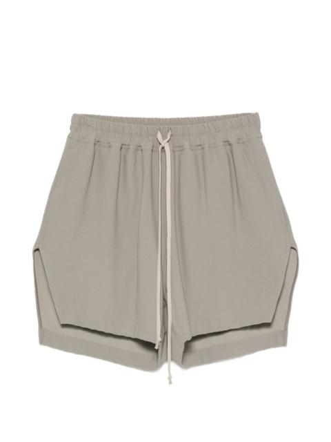 Rick Owens Boxers drawstring side-slit shorts