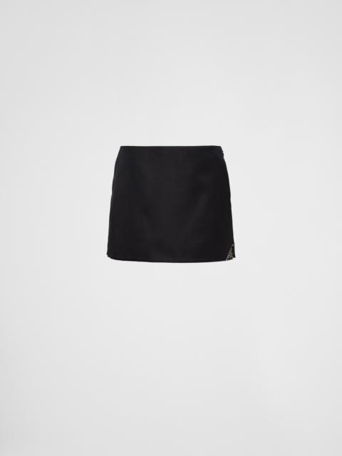 Re-Nylon miniskirt