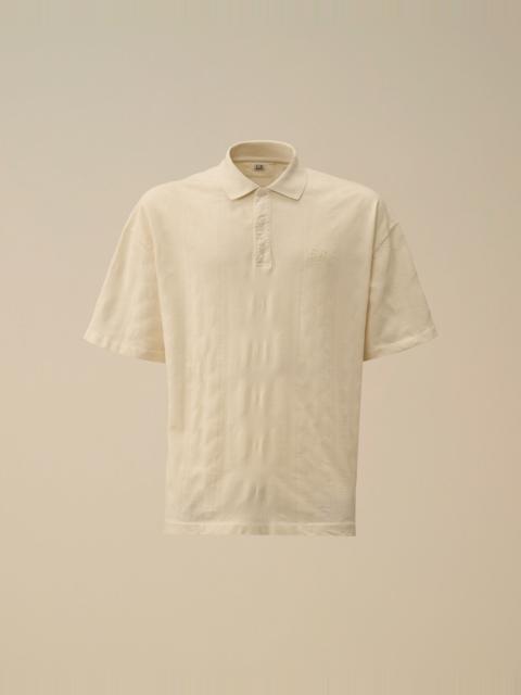 C.P. Company Multi Pattern Jersey Jacquard Polo
