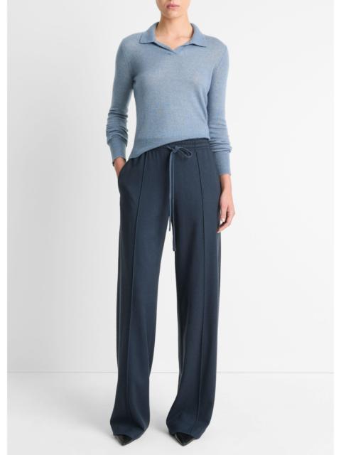 Vince Wool-Blend Drawstring Pull-On Pant