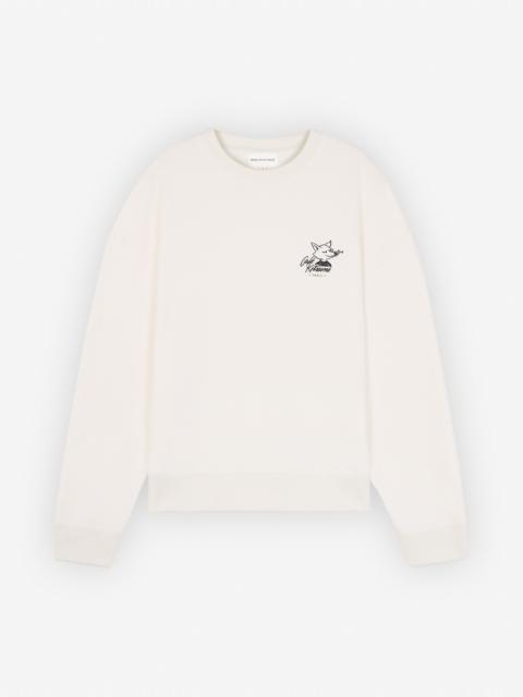 Maison Kitsuné CAFE KITSUNE FOX RELAXED SWEATSHIRT