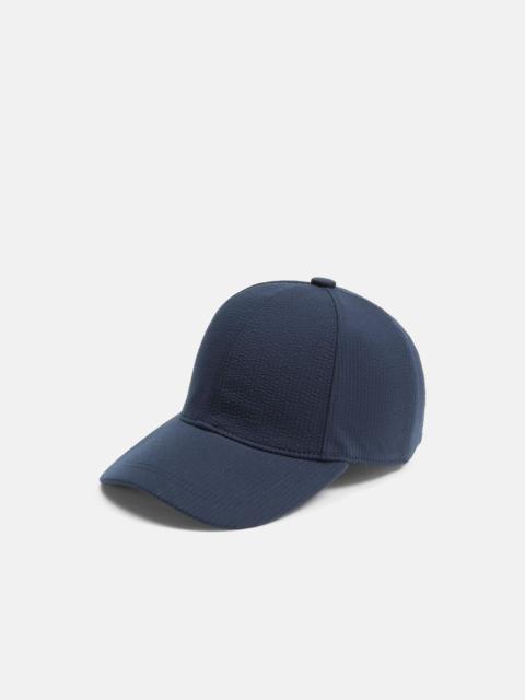 Vince Men's Seersucker Baseball Cap