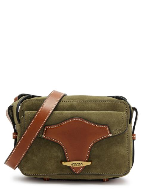 Wasy suede cross-body bag