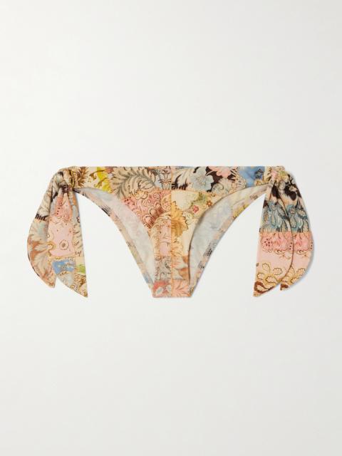 Zimmermann Daylight Floral-print Bikini Briefs