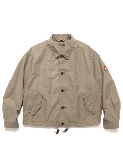 Overdye Light Cotton Button Jacket Khaki
