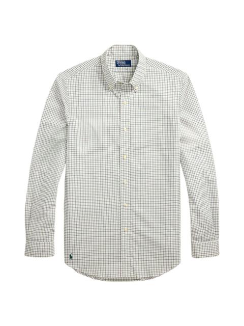 Polo Ralph Lauren Men's Tattersall Cotton Poplin Button-Down Shirt - Cream Forest Multi