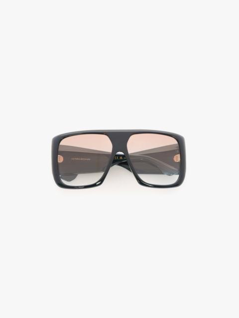 Victoria Beckham Oversized Soft Square Acetate Frame In Blue