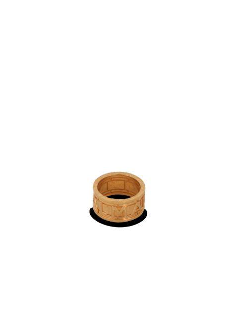 Balmain Gold-tone brass Tubular ring with chain