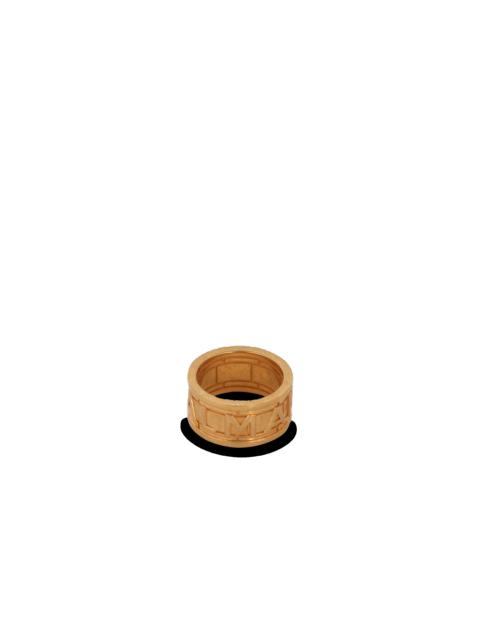 Balmain Gold-tone brass Tubular ring with chain