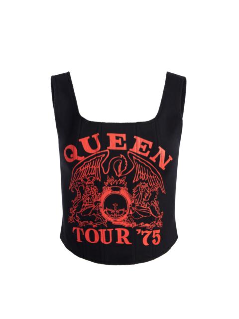 Alice + Olivia BRESLIN BAND TEE CORSET TOP